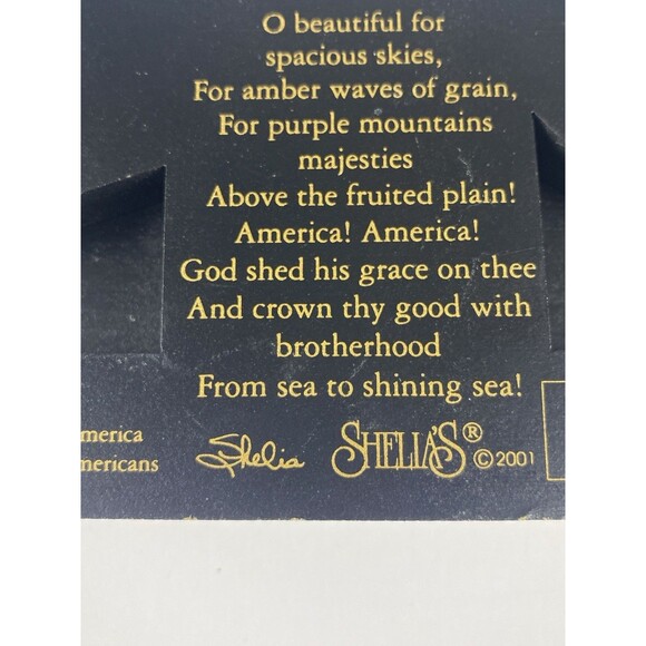 Stella's 2001 White House Wooden Shelf Sitter 9/11 Remembrance *MADE IN THE USA* - Picture 10 of 13